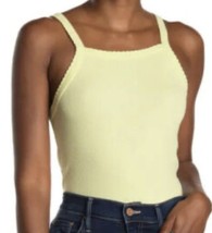 NWT Bp. Picot Trim Cotton Blend Rib Bodysuit In Green Luminary Size 4X - $7.91