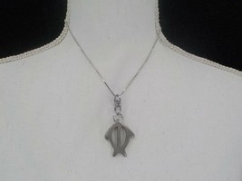 Outline Sea Turtle Pendant Necklace Box Chain Silver Color Fashion Jewelry Women - £14.21 GBP