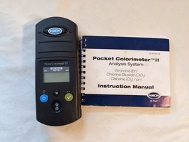 Hach Pocket Colorimeter II Chlore Manuel Pas Travail Tel Quel - $103.84