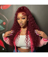 30 Inch Burgundy Curly Wig 99J Burgundy 99J 36inches 200 Density United ... - $1,108.80