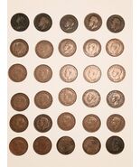 30 Large Bronze Pennies Great Britain &amp; Australia  - $40.00
