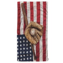 American Baseball Hand Towels Cotton Washcloths,Vintage Baseballs League... - £19.11 GBP