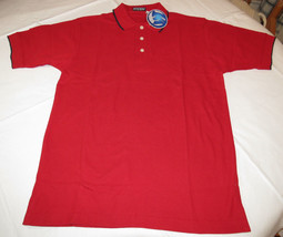 WICKid Performance Polo shirt short sleeve red M Mens Moisture Managemen... - £12.12 GBP