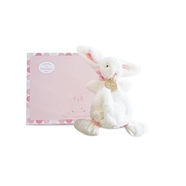 Doudou Et Compagnie Bonbon Flat Doudou Gift Box (Pink)  - $79.00