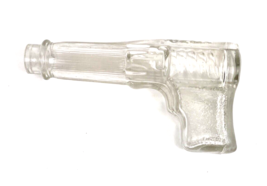 Vintage Glass Candy Gun Container Pistol Revolver 4&quot; No Cap - £18.87 GBP