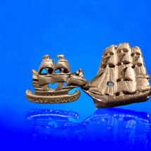 Vintage sterling silver ships~one is the Mayflower - £34.83 GBP