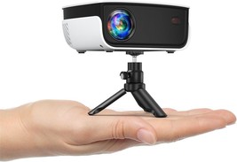 Mini Projector for Home Theater 1080P Movie Projector Compatible with Smartphone - £58.27 GBP