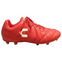 Charly Legendario 2.0 Low FG Soccer Cleats Mens US 7 Red White Leather 1... - $39.29