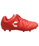 Charly Legendario 2.0 Low FG Soccer Cleats Mens US 7 Red White Leather 1... - $39.29