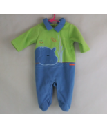 Bright Future Soft Footed Bodysuit Baby Hippo &amp; Frog Design Infant 3-6 M... - $129.09 MXN