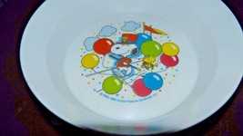 Vintage Snoopy and Woodstock Dish National Home Products Artisan Ware Circus - £14.04 GBP