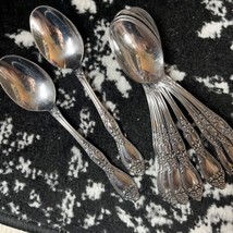 2 Oneida Huntington Oval Soup Spoons WM A Rogers Deluxe LTD Stainless 5 Sets Ava - $11.83