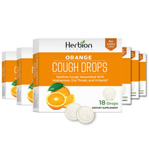 Herbion Naturals Cough Drops with Natural Orange Flavor, Soothes Cough -... - $18.99