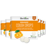 Herbion Naturals Cough Drops with Natural Orange Flavor, Soothes Cough -... - £14.85 GBP