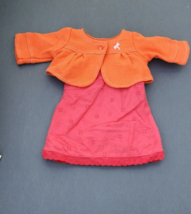 American Girl Doll GOTY Lanie&#39;s Butterfly Outfit Red Dress Orange Jacket... - $27.81