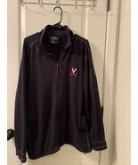University Of Virginia Cavaliers Fleece Full Zip Jacket Coat Men&#39;s Size ... - $78.55 CAD