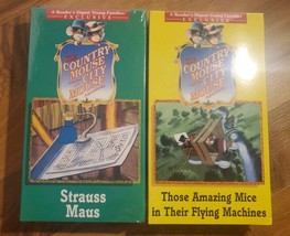 The Country Mouse And The City Mouse Adventures Sealed VHS Lot Of 2  - $13.85
