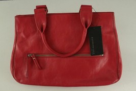 Modern Designer Leather Purse NWT Kenneth Cole CHERRY Lechy Pink Top Collar 620 - £40.87 GBP