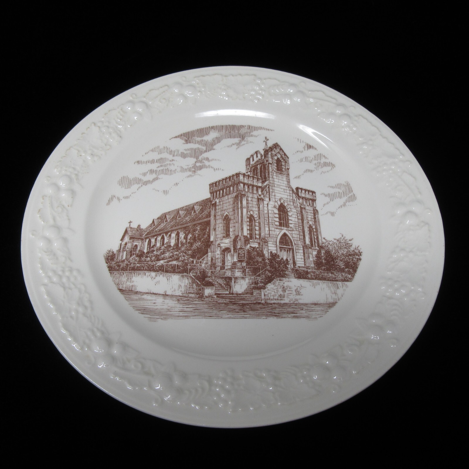 Homer Laughlin St. David&#39;s Episcopal Church Austin Texas TX Memory Plate... - $14.99