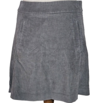 Grey Corduroy Mini Skirt with Pockets Size 4 - $24.75