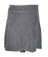 Grey Corduroy Mini Skirt with Pockets Size 4 - £19.75 GBP
