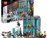 Year 2022 Lego Marvel Studios Set 76216 - IRON MAN ARMORY (496 Pc) - $104.99