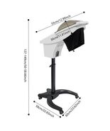 60*58*149cm Adjustable white Hair Steamer Micro Mist Ultrasonic Ozone St... - $511.99