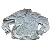 Gander Mountain Guide Series Mens Shirt Size Large Beige Long Sleeve Pocket - £15.62 GBP