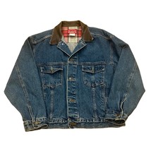 Vintage 1990&#39;s Marlboro Country Store Blue Denim Jacket Men&#39;s Medium - £27.41 GBP