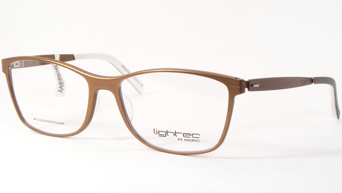 LighTec MOREL 7891L MM 010 ÚNICO GAFAS DE ALUMINIO 53-16-135mm FRANCIA - $175.27
