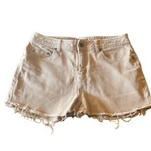 Bill Blass Jeans Womens 8P Vintage Tan High Rise Cutoff Denim Short Shorts - $14.01