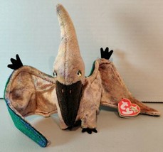 Ty Beanie Baby - Swoop The Pterodactyl Dinosaur (6 Inch) Excellent - See Pics - £15.86 GBP