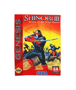 Shinobi III 1993 Sega Genesis Box Cover Retro Video Game Fleece Blanket  - $61.88 CAD+