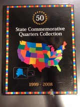 10xCOIN FOLDER- 50 Commemorative State Quarters Collection 1999-2008) nice item - £20.70 GBP