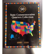 10xCOIN FOLDER- 50 Commemorative State Quarters Collection 1999-2008) ni... - £20.92 GBP