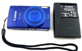 Canon Powershot ELPH 190 Digital Camera Blue WiFi  TESTED - £264.11 GBP