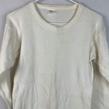 Vintage K-Mart Waffle Knit Thermal Long Sleeve Underwear Shirt USA 80s XL 46-48 - $29.99