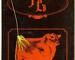 F L&#39;s Club and Restaurant Menu Salina Kansas 1980&#39;s - $27.67