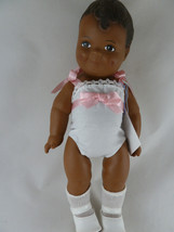 1991 Daisy Kingdom Baby doll African American Dark Skin Doll Vinyl 12&quot; Unused - £18.98 GBP