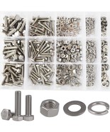 Hex Flat Head Bolts, Metric Screws, Nuts, Hardware Flat And Lock, And M6. - £31.34 GBP