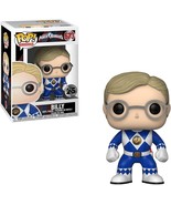 Funko Pop Television: Power Rangers - Blue Ranger (No Helmet) Collectibl... - £11.75 GBP