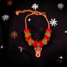 Festive Reindeer Charm Bracelet - £12.76 GBP
