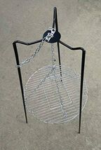 Rome 117-EZ Tri-Pod Camping Grill 20.5” Adjustable Firepit Cook Grate NO... - $34.62