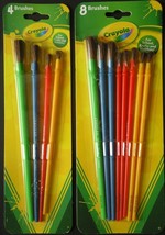 Crayola Paint Brushes Art Brush Painting Age 3+, Select: 4 or 8 Ct/Pk - £3.17 GBP+