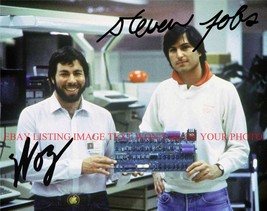 Steven Jobs And Steve Wozniak Signed Autographed 8x10 Rp Photo Apple Computer - £13.36 GBP