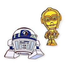Star Wars Disney Pins: Cutie R2-D2 and C-3PO - £23.89 GBP