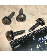 4 HTX SECURITY Rack Screws 10-32 MIDDLE ATLANTIC star post drive ANTITHE... - $16.91