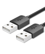 DOUBLE ENDED USB CABLE 1 METRES Type A PC Computer Device Connector Adaptor - $4.35