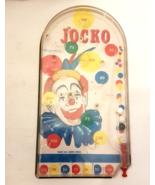Jocko the Clown Pin Ball Game VTG Wolverine Toy USA Metal Spring Action ... - £10.28 GBP