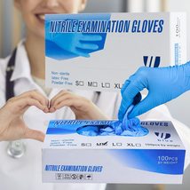 UBLUE 100 Nitrile Gloves, Disposable Gloves 4 MIL, Medical Examination, ... - £12.05 GBP